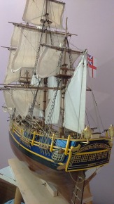 модель мятежного корабля BOUNTY